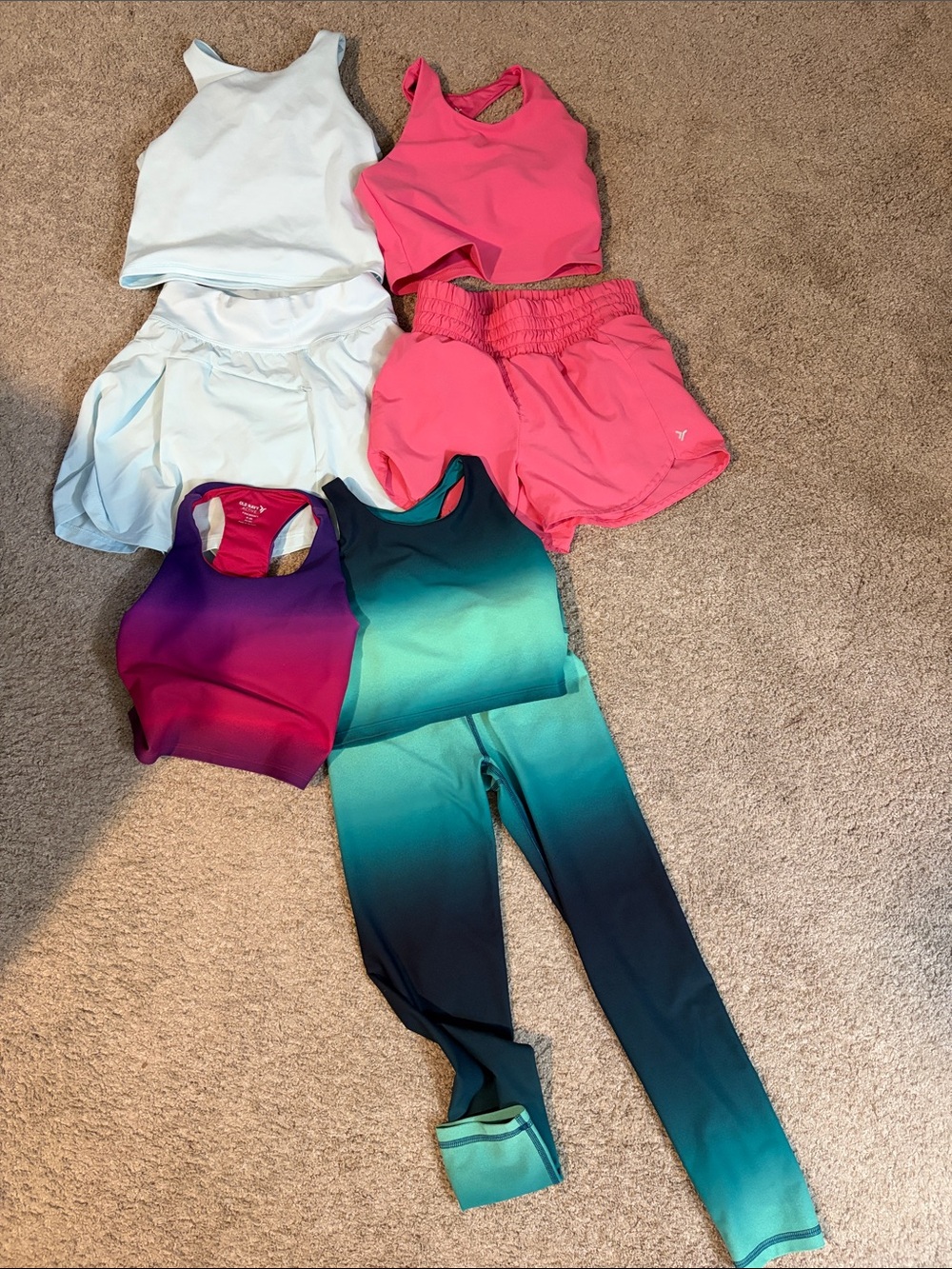Lot of girls size 8 athletic wear old navy and target mix